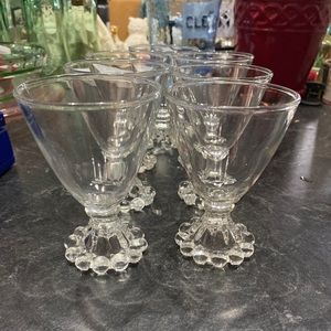 Anchor Hocking Vintage Boopie juice glasses Set of 5 - 4.5"